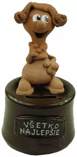 Pokladnička s postavou - všetko najlepšie žena