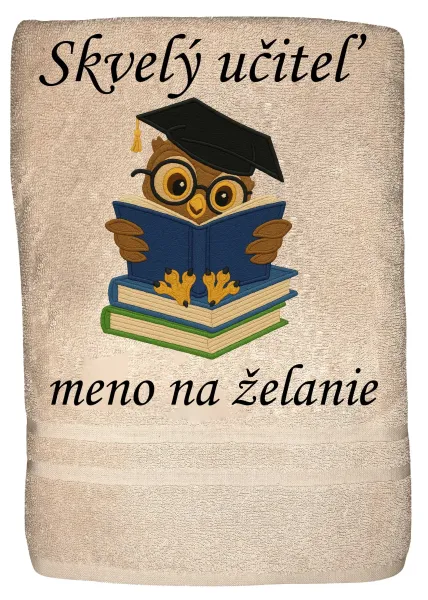 Osuška pre učiteľa s menom