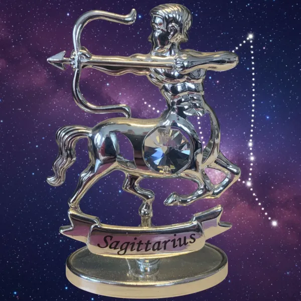 Postriebrená dekorácia Znamenie zverokruhu – Strelec 2