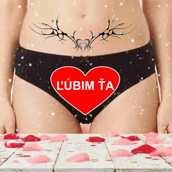 Dámske tangá ľúbim Ťa
