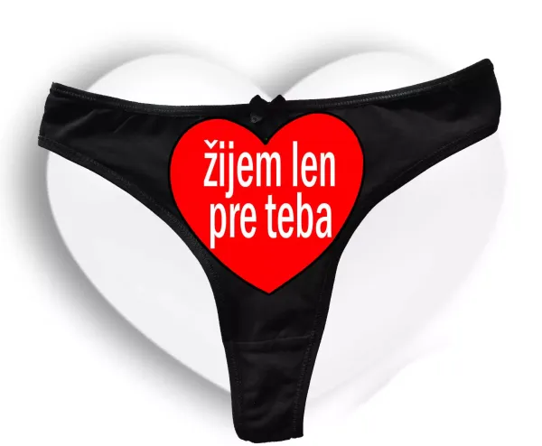 Dámske tangá žijem len pre teba