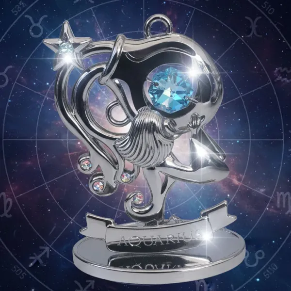 Postriebrené znamenie zverokruhu – Vodnár 2