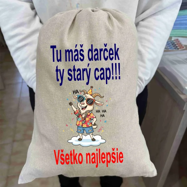 Darčekové vrecko všetko najlepšie - pre starého capa!
